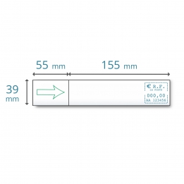 Etiquettes simples EVO 480 pour Satas