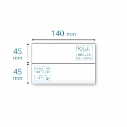 Etiquettes doubles JetPlus 300 TP pour Satas