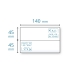 Etiquettes doubles EVO 350 pour Satas