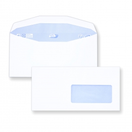 Enveloppe mécanisable C6/C5 - 114x229 avec fenêtre 45x100