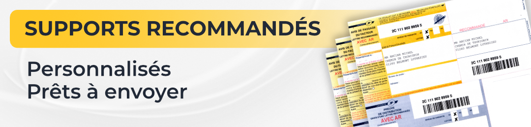 Préparation de supports pour envois de mailing